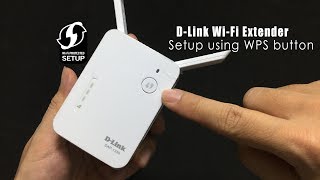 DLINK  Setup WiFi extender using WPS button  NETVN [upl. by Ecnaled136]