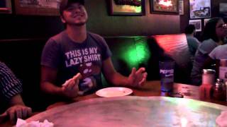 42quot Big Lous Pizza Eating Challenge [upl. by Yorle]