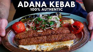 How Authentic ADANA KEBAB is Made  Turkeys Most Famous Kebab [upl. by Netsirhk379]