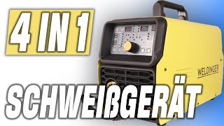 Weldinger MWPE200HFCombi Allrounder Schweißgerät 4 in 1 BertSchanner [upl. by Odlanir]