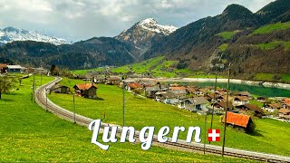 Lungern Switzerland 4K  Exploring one of the most beautiful Swiss villages [upl. by Nnahgem]