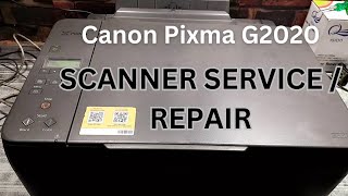 canon g2020 scanner disassembly  scanner service  scanner repair  canon g series [upl. by Ahsienahs]