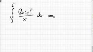 24B4 Integration durch Substitution Fingerübung [upl. by Esinaej521]