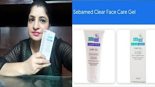 BEST moisturizer for OILY ACNE PRONE SKIN  Sebamed Clear Facecare Gel Review  Fragrance Free [upl. by Sadella]