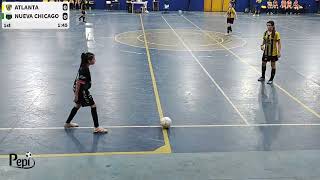 2024 6ta Div AFA Futsal Fem 1er Tiempo Atlanta Vs Nueva Chicago [upl. by Heinrich]