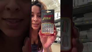 6 Presson Nails at Walmart walmarthaul walmartbeauty walmartfinds [upl. by Nylimaj]