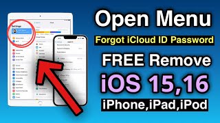 FREE Forgot Password iCloud Account Remove Open menu iOS 1516 [upl. by Dlanger271]