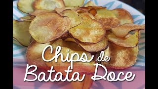 Como Fazer Chips de Batata Doce Assados [upl. by Pierpont612]