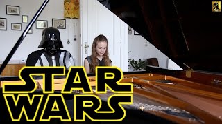 Cantina Band Star Wars Piano 4 Hands [upl. by Sixele284]