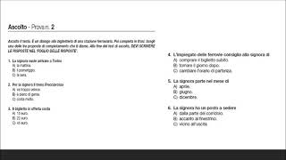 CILS A2  dicembre 2012  Ascolto con le soluzioni [upl. by Earle462]