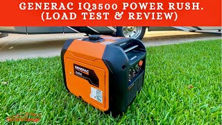 Generac IQ3500 Power Rush Inverter Generator Generator Review [upl. by Jasun]