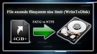 FAT32 vs NTFS [upl. by Luapnhoj]