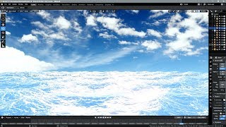Blender Ocean Tutorial  Blender 28 Eevee [upl. by Htiduj]