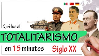 El TOTALITARISMO  Resumen  El Tercer Reich Alemán La Italia Fascista y La Unión Soviética [upl. by Anerec275]