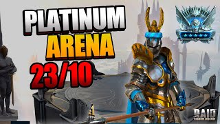 F2P ACCOUNT PLATINUM ARENA RESET 23102023  Raid Shadow Legends [upl. by Aivon]