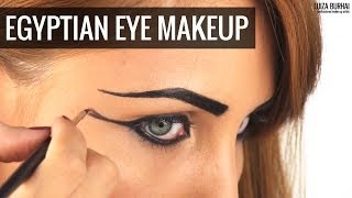 Egyptian Eye Makeup tutorial [upl. by Collbaith920]