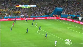 Gol Alemania vs Argentina [upl. by Enyleve299]