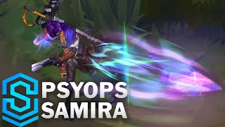 PsyOps Samira Skin Spotlight  PreRelease  League of Legends [upl. by Aneloc]