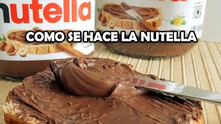 Como se hace la NUTELLA con AVELLANAS [upl. by Yelsel]