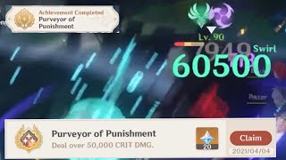 Deal Over 50000 CRT DMG Achievement Complete Genshin Impact [upl. by Sumahs]