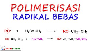 Polimerisasi Radikal Bebas  Polietilena dari Etilena  Peroksida [upl. by Adehsar92]