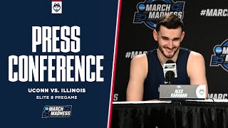 Pregame Press Conference  UConn vs Illinois  NCAA Elite 8 [upl. by Geis]