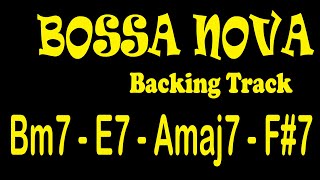 BOSSA NOVA 2516 Backing track in A Major [upl. by Brad]