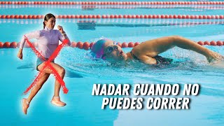 Natación para corredores ¿cómo entrenar cuando estás lesionado 🏊🏃 [upl. by Eimor]