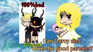 Can Darcy and Blues be good parentsamphibia gacha darcy gachanebula shortvideo memesowlhouse [upl. by Riay967]