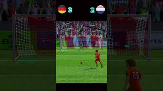 Germany vs Netherlands Best penalty match highlights efootballmobile efootballpes efootball2024 [upl. by Fermin]