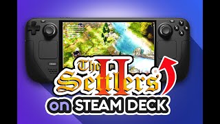 The Settlers 2  Steam Deck Gameplay  Retro PC Games [upl. by Gibrian346]