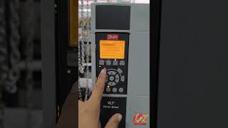 Danfoss VFD Minimum speed reference setting [upl. by Cyb]