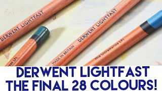 Derwent Lightfast Final 28 Colours Revealed [upl. by Anavas806]