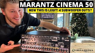 NEWMarantz Cinema 50 AV Receiver UnboxingOverview [upl. by Nacim]