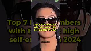 Top BTS Members Confidence in 2024 bts shorts [upl. by Aneeled499]