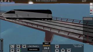 Roblox Rails Unlimited Coil Cybertrain Multi Track Drifting [upl. by Harneen203]