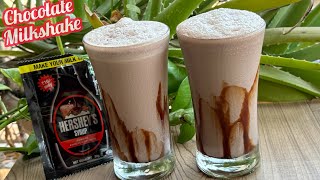 Hershey’s Chocolate Syrup Recipe  How to make Milkshake With Hershey’s Syrup [upl. by Jacobo]