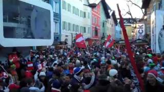 Partymeile Innenstadt Kitzbühel Hahnenkamm Rennen 2312010 [upl. by Maudie]