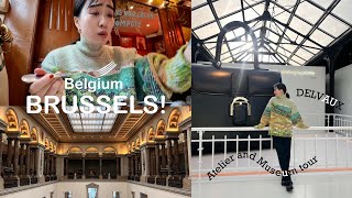 【🇧🇪Brussels】 Delvaux のアトリエ・ミュージアムの特別ツアーとブリュッセル観光 [upl. by Jamila]