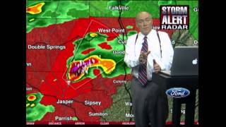 April 27 2011 Historic Tornado Outbreak  ABC 3340 Live Coverage 245pm1130pm [upl. by Millhon]