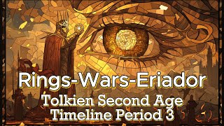 tolkien Orthodox Timeline Second Age Pt3 War of Sauron amp The Elves middleearth LOTR medieval [upl. by Aitselec]