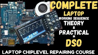 Complete laptop working principle in DSO  Laptop Chiplevel Course  LA9104P Dell 3521 [upl. by Eisus892]