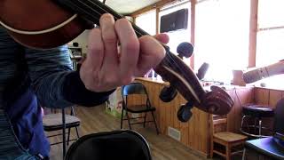 Dill Pickle Rag  Fiddle Fingerboard View [upl. by Dag]