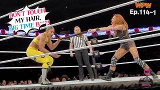 Big Time Becks Becky Lynch vs Bianca Belair vs Liv Morgan Match Highlight WillproView Ep1141 [upl. by Madlen353]