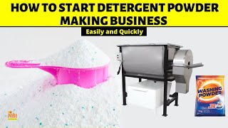 Starting a Detergent Powder Making Business  Washing Powder Making Business [upl. by Tennies]