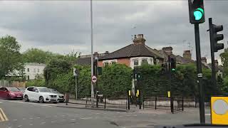 Driving tour from Chingford Mount to Walthamstow High Street London [upl. by Atinra606]