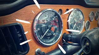 Tach Cable FAIL  Sounds From Our Triumph TR4 [upl. by Elconin]