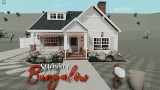 Bloxburg  Summer Bungalow house  85k Speedbuild Yas4mn [upl. by Anerul441]