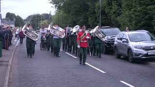 Ballyreagh Silver Band  Ballinamallard Accordion 2024 [upl. by Adiehsar]