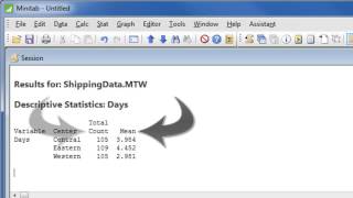 How to Analyze Data with Minitab 17 [upl. by Pantia]